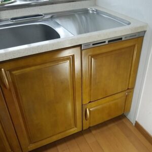 ミカドトップオープン食洗機取替え　前扉再利用